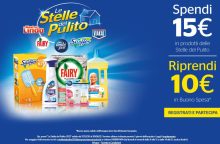 Cashback Stelle del pulito 2021: come ricevere il buono spesa di 10 Euro