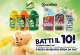 Eccezionale cashback Svelto & Coccolino batti il 10! Ricevi un buono spesa di 10 euro