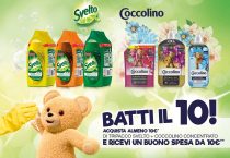 Eccezionale cashback Svelto & Coccolino batti il 10! Ricevi un buono spesa di 10 euro